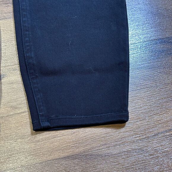 SPANX BY SARA BLAKELY LEGGINGS SZ XL BLACK SHAPING PANEL DENIM LOOK - Picture 2 of 8